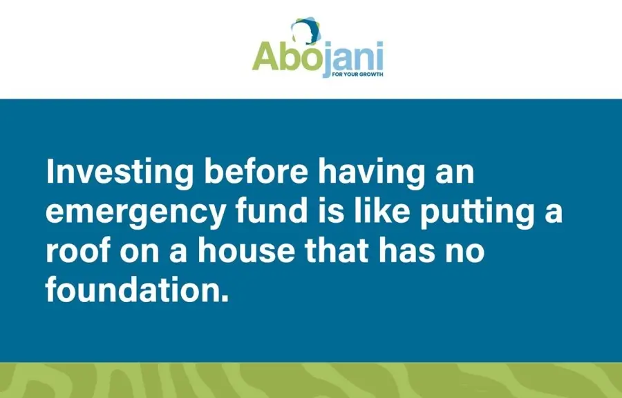 Investing before having an Emergency Fund is like Roofing before putting a Foundation Strategies for Building an Emergency Fund