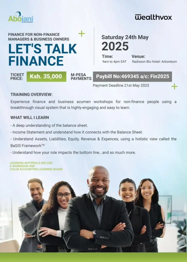 We will host this years’ Finance for Non-Finance Managers & Entrepreneurs Workshop on Saturday 24th May 2025