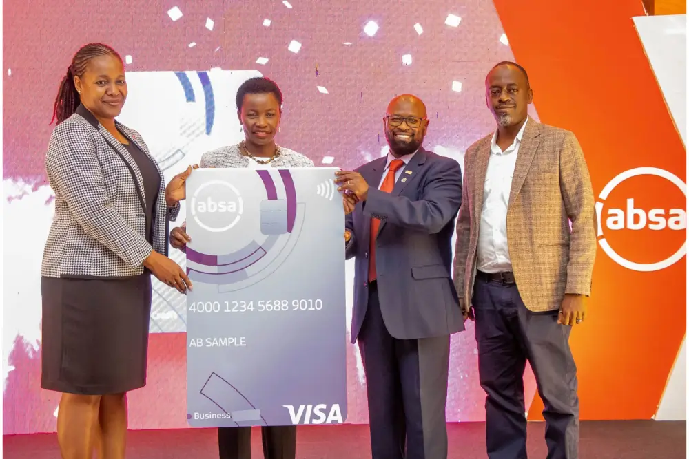 Absa Bank Kenya launched a new business credit card tailored for micro, small, and medium enterprises (MSMEs), in partnership with Visa