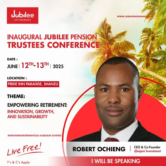Our CEO, Robert Ochieng, participated by speaking at the Inaugural Jubilee Pension Trustees Conference