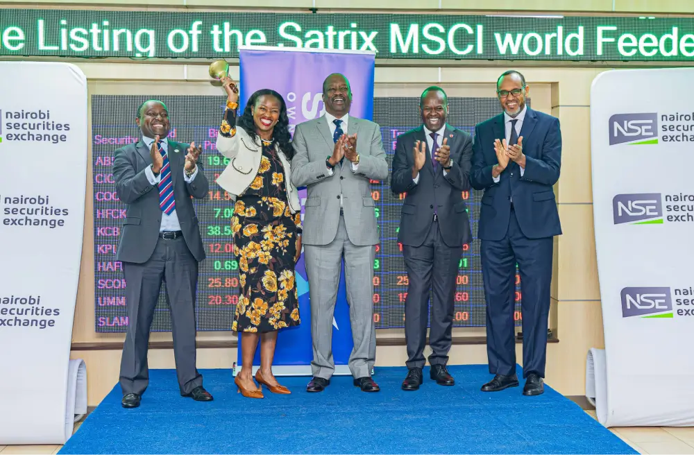 South African fund manager Satrix has officially dual-listed its MSCI World Feeder ETF on the Nairobi Securities Exchange