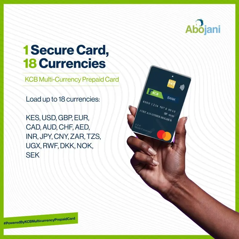 Convenience In One Place The New KCB Multi-Currency Card - Master