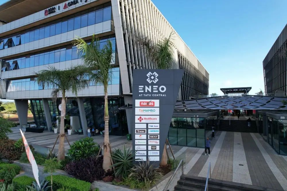Tatu City Eneo - Banks like NCBA and Prime Bank are operational. Supermarkets like Naivas and Safaricom shops add convenience