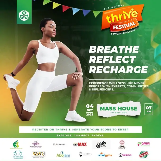 Old Mutual launched Thrive, Kenya’s first holistic wellness app, bringing financial, physical, mental, and nutritional health into one platform to help Kenyans live