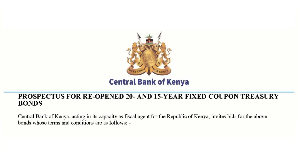 The Central Bank of Kenya Seeks Ksh 40B in Bond Reopenings, Announces Ksh 30B Buyback Auction Featured
