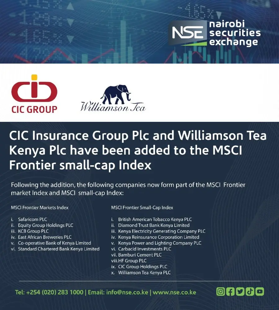 Kenya Gains Global Exposure with MSCI Frontier Small Cap Index