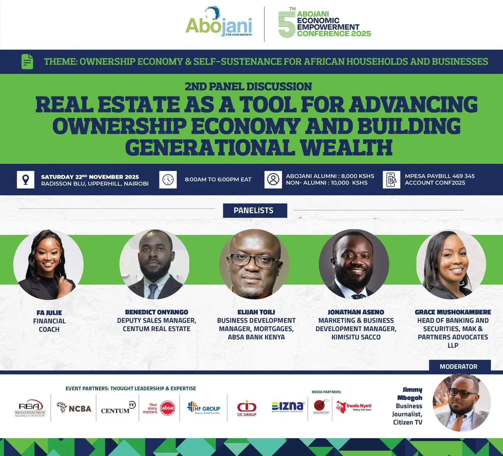 Panel 2 Poster Abojani 5th Economic Empowerment Conference