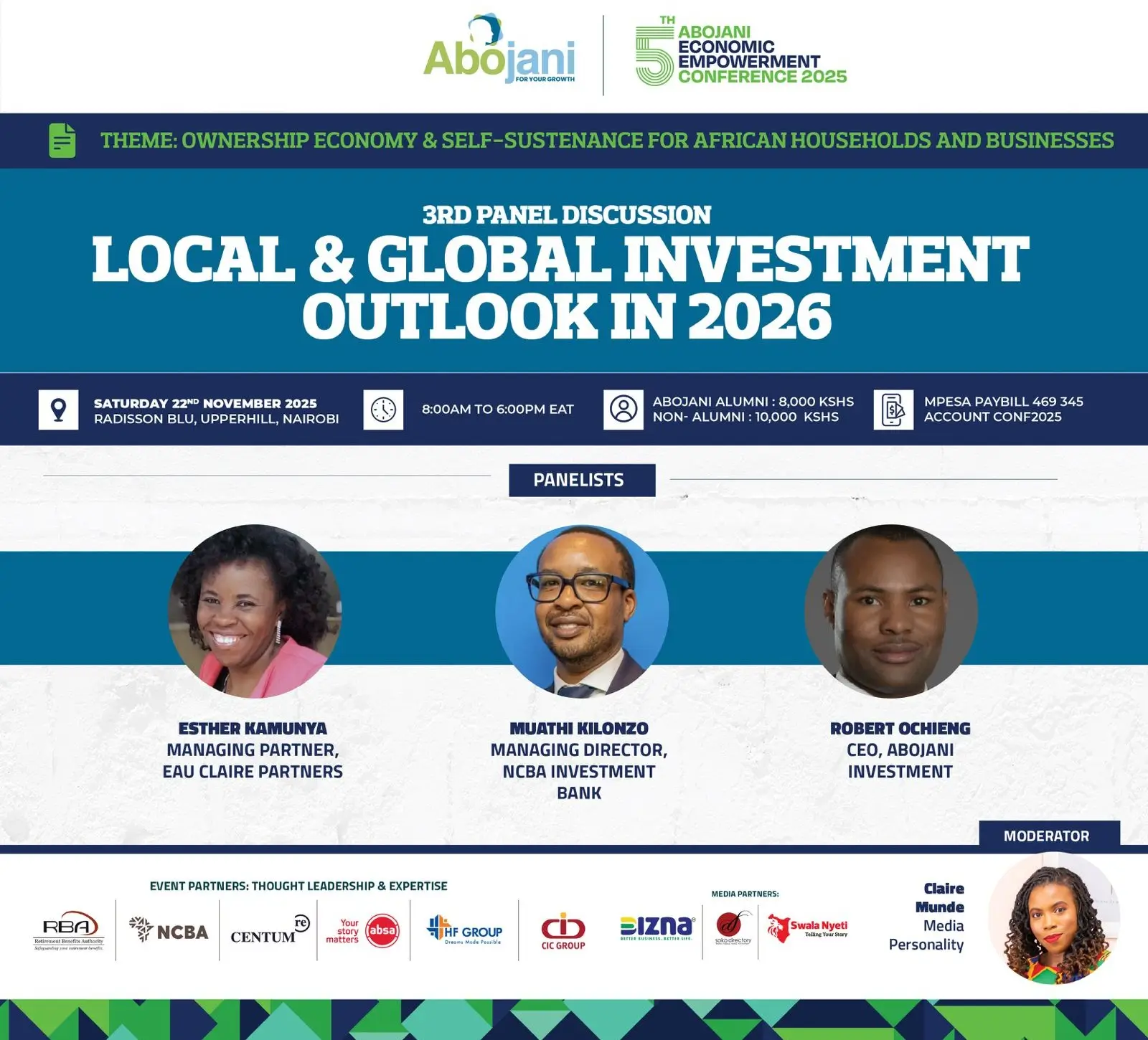 Panel 3 Poster Abojani 5th Economic Empowerment Conference