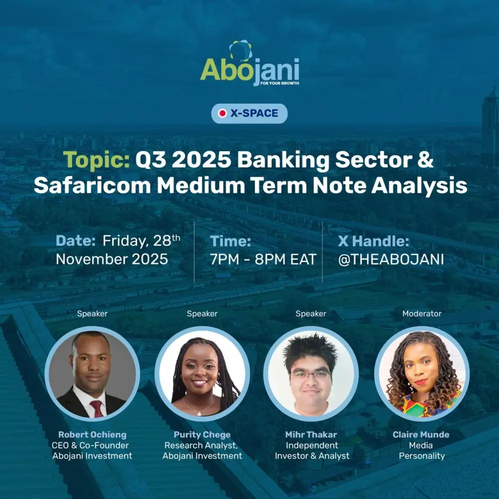 We ended the week on a high note at our highly anticipated Banking Sector Analysis and Safaricom Medium Term Note X-Space