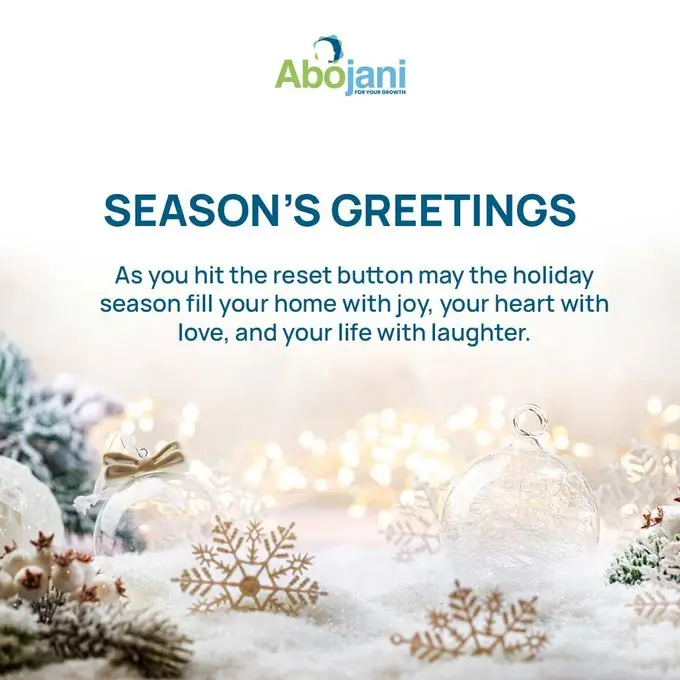 We want to take this moment to sincerely wish you and your loved ones a happy holiday season filled with joy, laughter and peace.