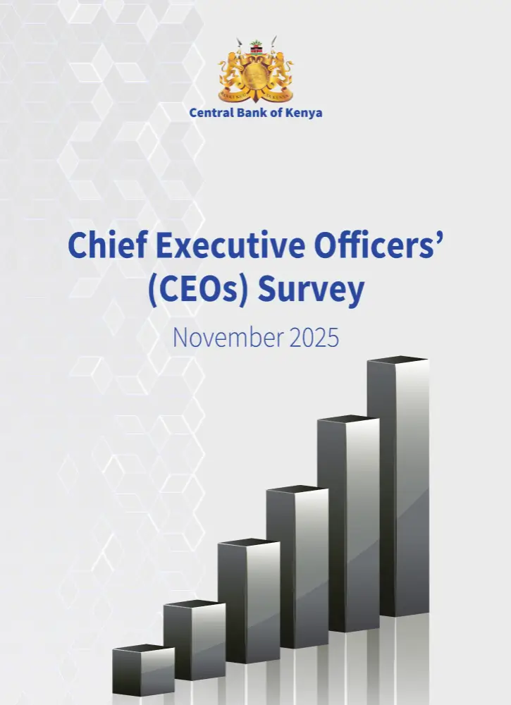 According to the CBK Chief Executive Officers’ Survey, CEOs expect sustained growth over the next 12 months, supported by favorable weather, a stable macroeconomic environment, easing lending rates