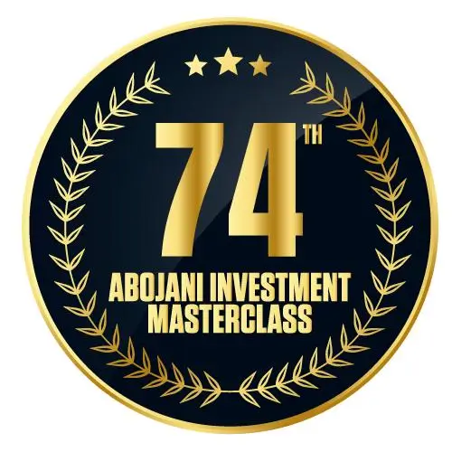 New Year The 74th Abojani Investment Masterclass Badge 2026