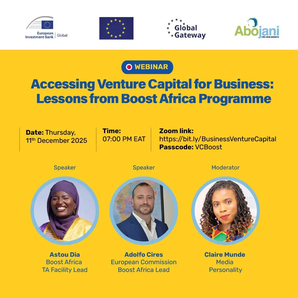 Understanding venture capital funding and otherfinancing options in Kenya Webinar Speakers and Moderators