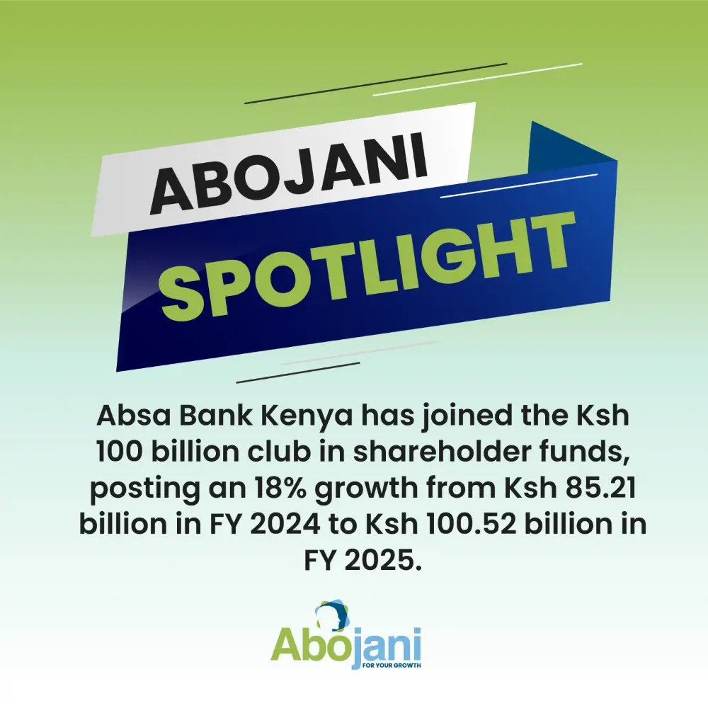 Abojani Spotlight Absa Bank has Joined the Ksh 100 Billion Club in Shareholder Funds
