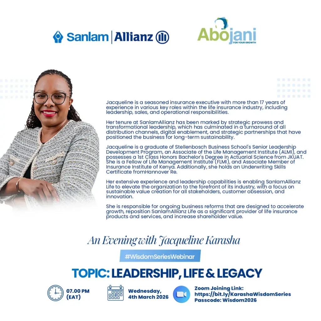 An Evening with Jacqueline Karasha on Leadership, Life ad Legacy