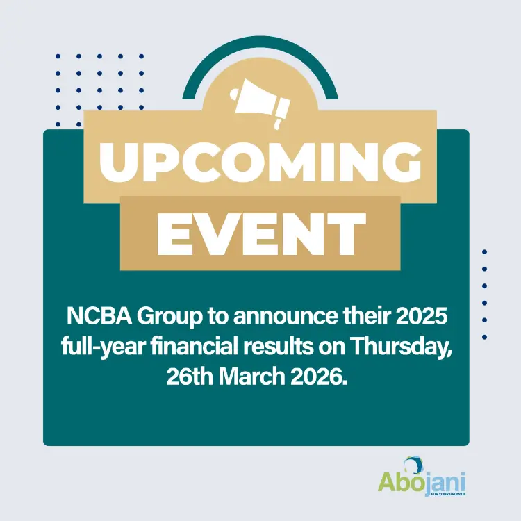 NCBA Group set to release their FY2025 financial results on Thursday 26 March 2026