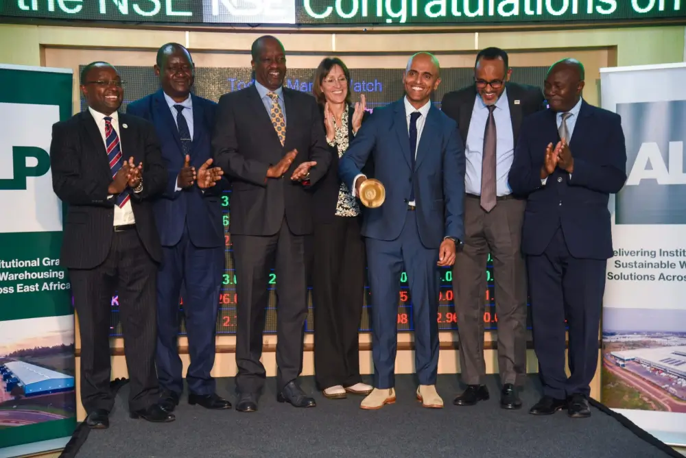 The Nairobi Securities Exchange (NSE) celebrated the listing of the Africa Logistics Properties (ALP) Industrial I-REIT, a USD-denominated instrument that represents a significant milestone