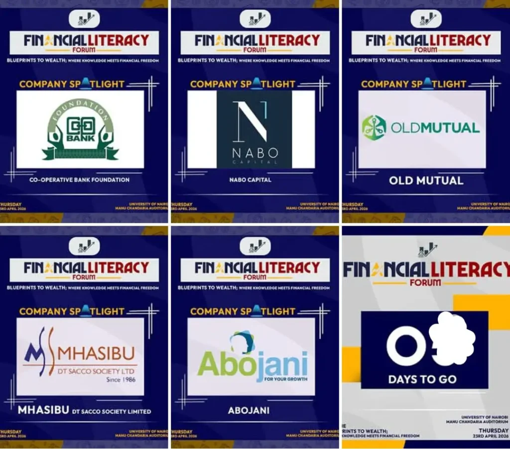 The highlight of the week for us was the Financial Literacy Forum at the University of Nairobi, held at the Manu Chandaria Auditorium