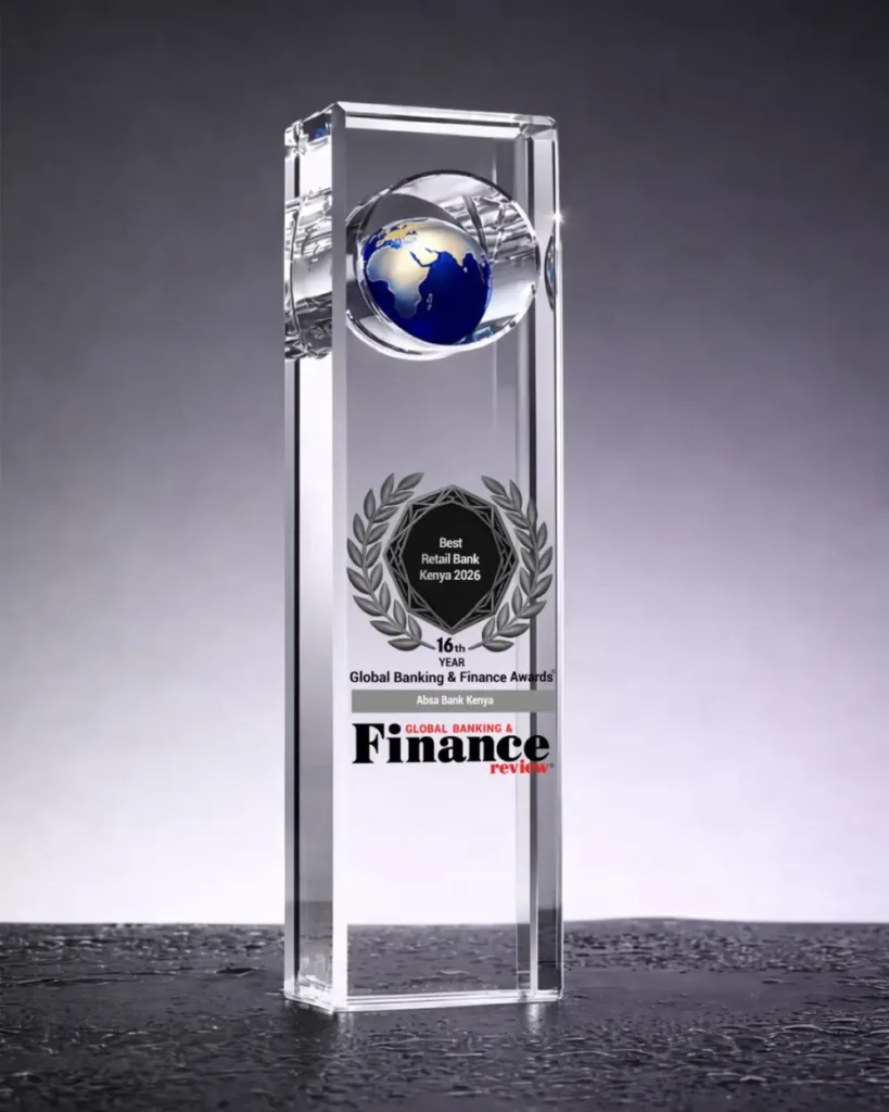 Absa Bank Kenya was recognized as the Best Retail Bank in Kenya by Global Banking and Finance Review 2026