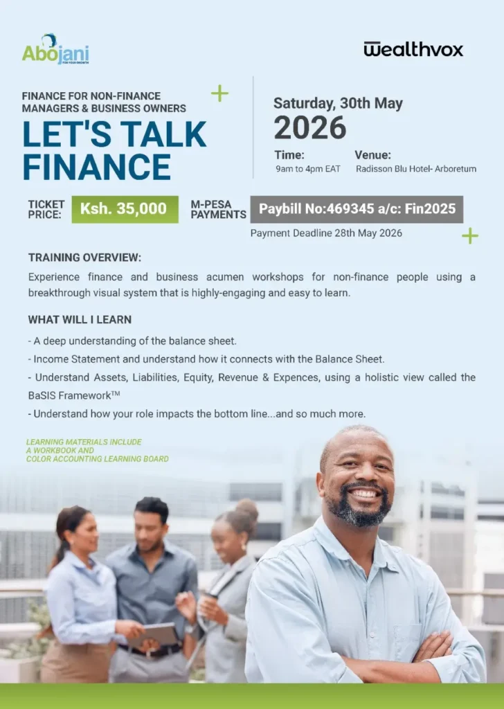 Finance for Non Finance Managers with Abojani and Wealthvox Let us Talk Finance
