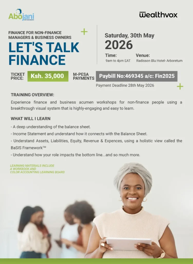 From Abojani Finance For Non-Finance Managers Workshop