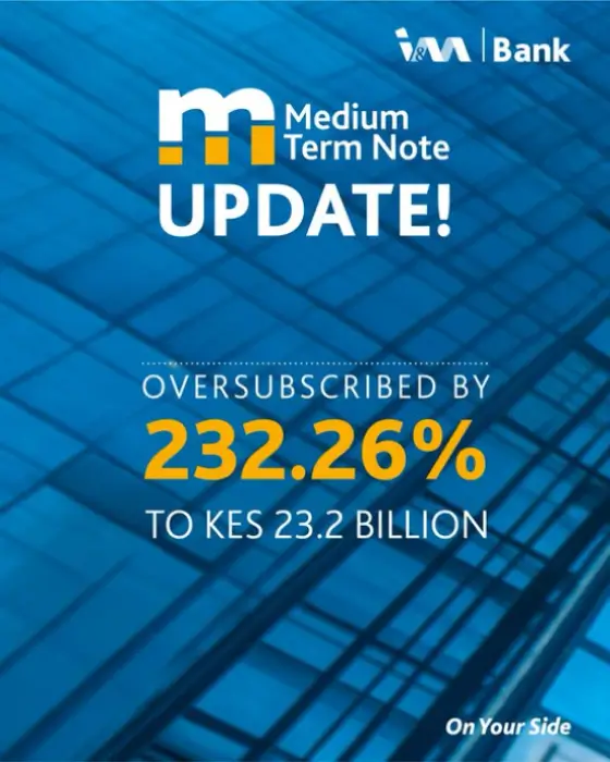 I&M Bank’s MTN offer recorded a strong market outcome, with the issuance oversubscribed by 232.26 Percent