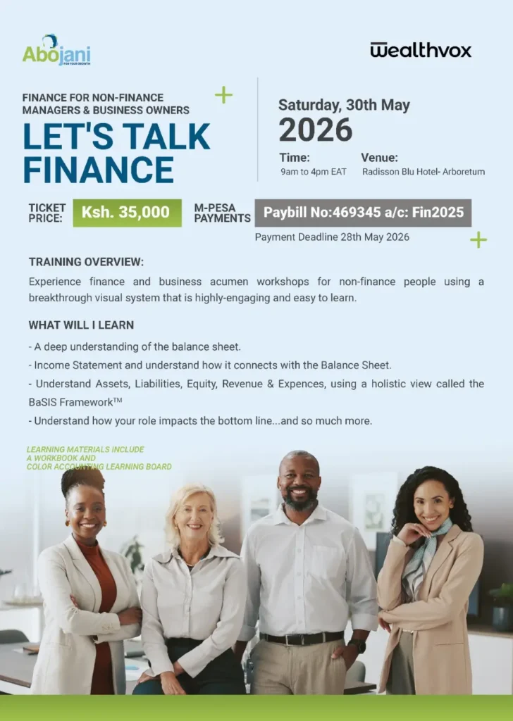 Let us Talk Finance Abojani Wealthvox