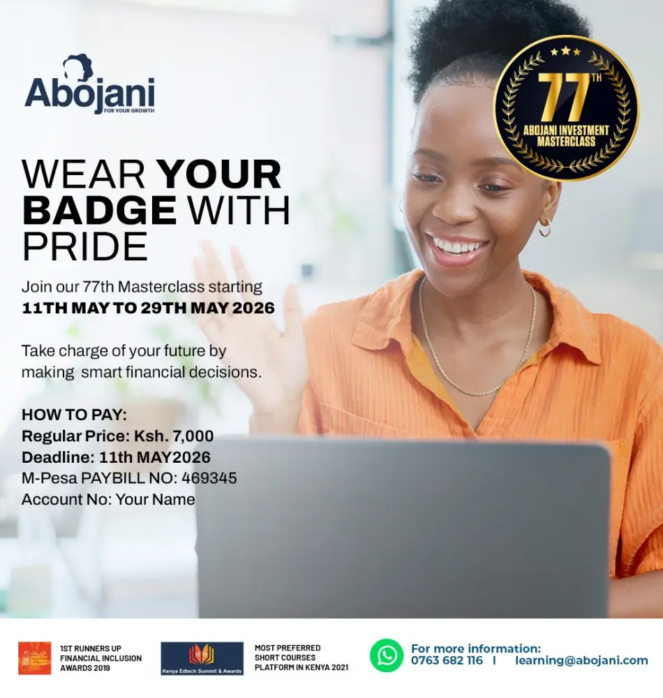 The Abojani 77th Masterclass officially starts Monday 11th May 2026 from 7pm sharp on zoom