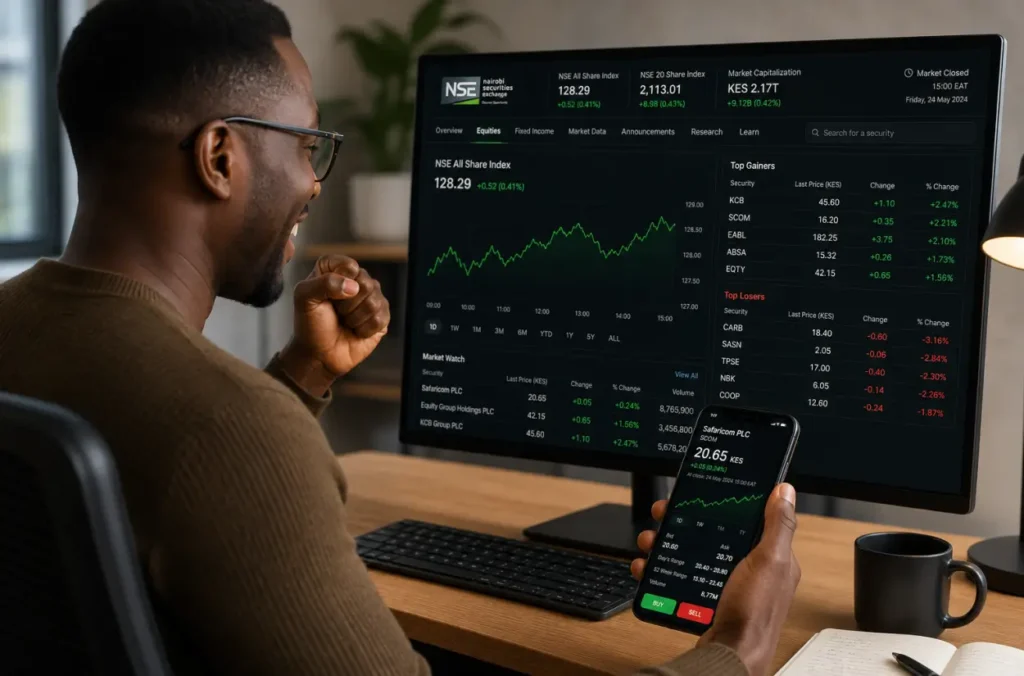 How the Stock Market Works in Kenya: NSE, CDSC & CMA