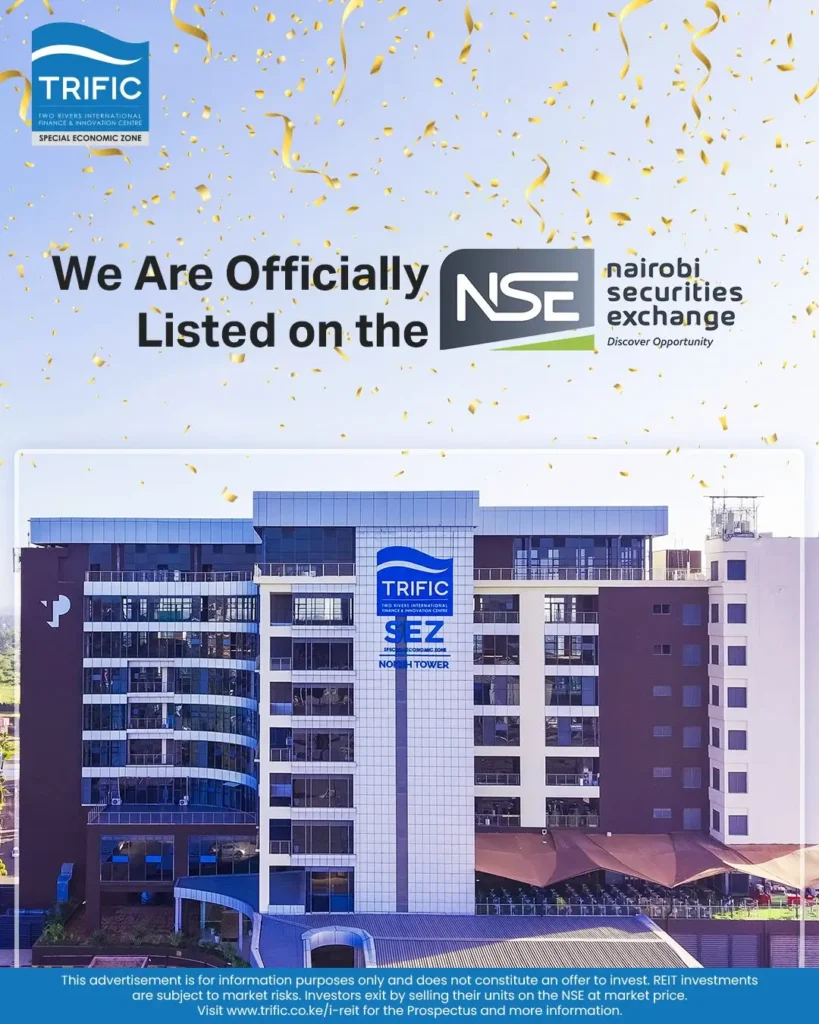 The TRIFIC Green USD I-REIT officially listed on the Nairobi Securities