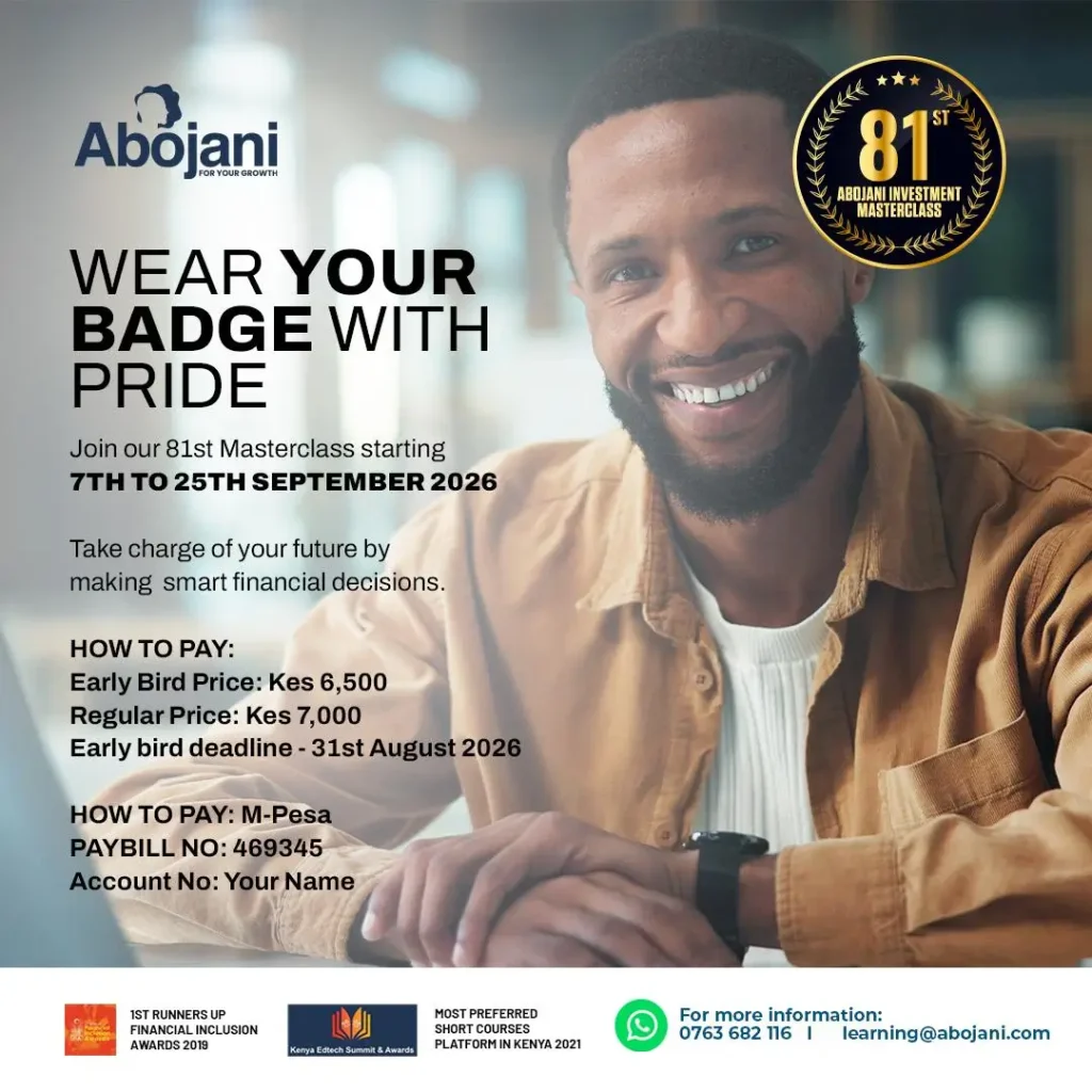 BLOG Abojani 81st Abojani Personal Finance & Investment Masterclass runs from 7th to 25th September 2026