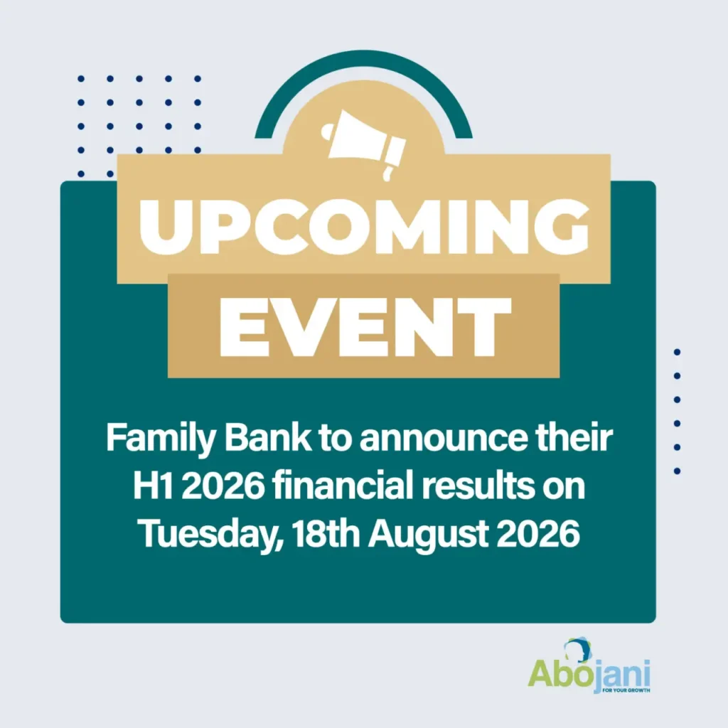 Earning Season Continues Family Bank