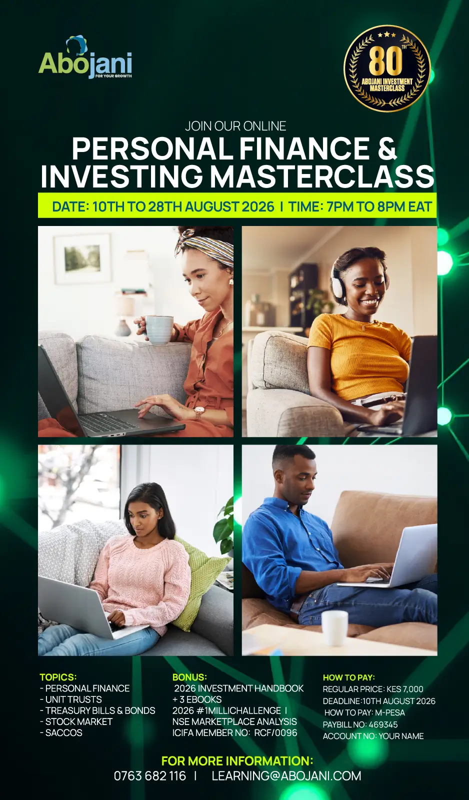 Personal Finance Training Programme Abojani Finance Masterclass 80th Cohort