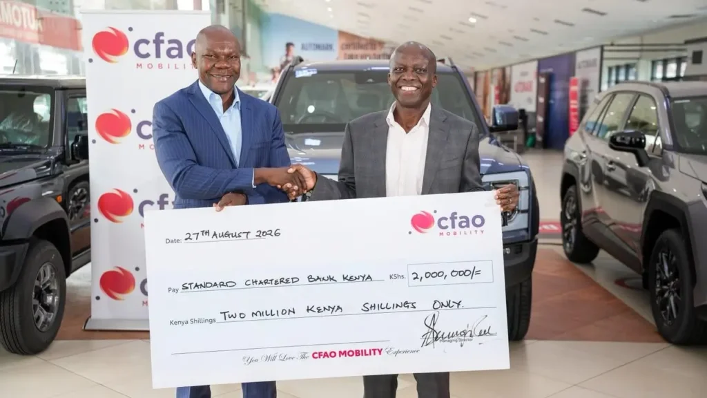 CFAO Mobility Kenya has been unveiled as the official mobility partner of the Standard Chartered Nairobi Marathon
