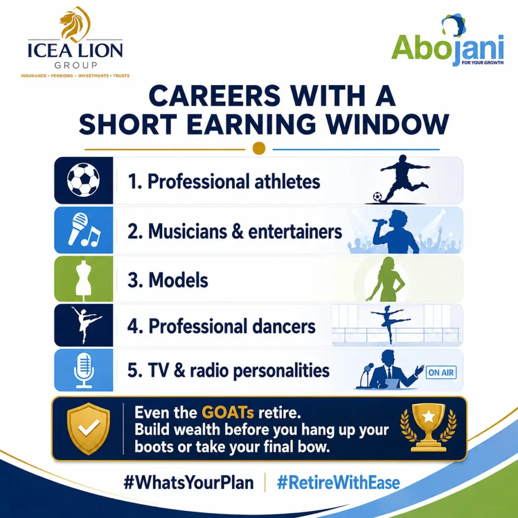 Careers with a Short Earning Window ICEA Lion