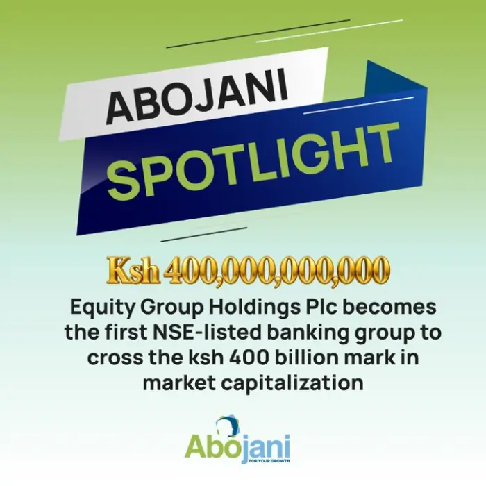 Equity Group Surpasses Ksh 400 Billion Market Capitalisation