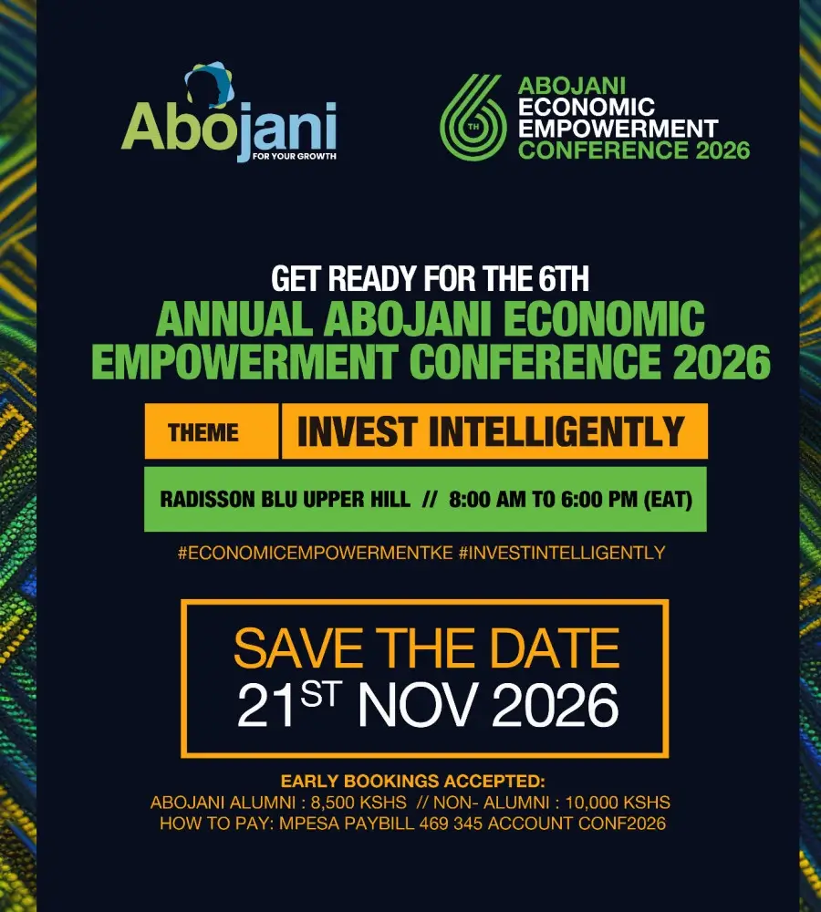 Save the Date 21st November 2026 The 6th Abojani Economic Empowerment Conference