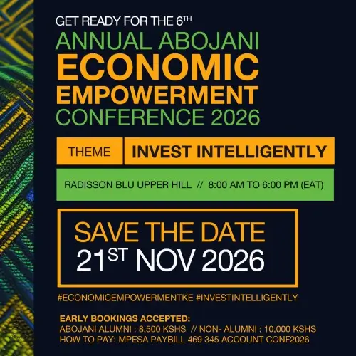 Save the Date for the 6th Annual Abojani Economic Empowerment Conference